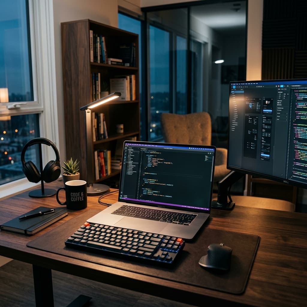 Swift Stack Digital – Full-stack web development workspace in Sri Lanka